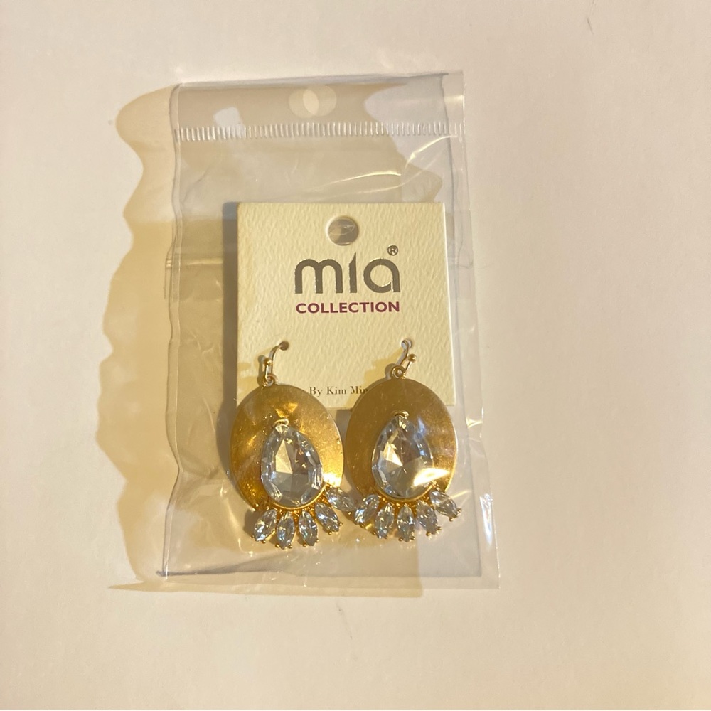 Mia Collection Dangly Metal Earrings